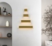 Immagine di Lampada da Parete Icon Oro Rettangolo Biemissione Led CCT L53,5 cm ACB