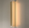 Immagine di Applique Biemissione Rettangolo Oro Icon 53cm Led CCT 32w ACB