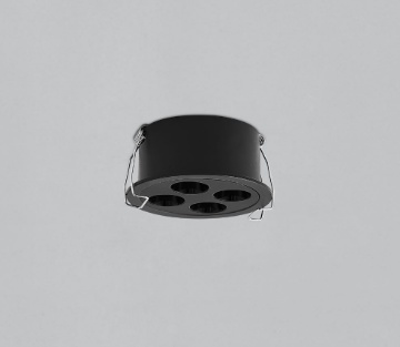 Immagine di Faretto Incasso Nero Tondo 85mm Invisible Led 9w 3000k ACB