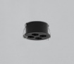 Immagine di Faretto Rotondo Nero da Incasso Invisible Led 9w Ø8,5 cm ACB