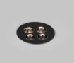 Immagine di Faretto Rotondo Nero da Incasso Invisible Led 9w Ø8,5 cm ACB