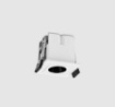 Immagine di Mini Faretto Bianco Quadrato 45mm da Incasso Invisible Led 3w 3000k ACB