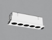 Immagine di Faretto Da Incasso Cestello Bianco 5 Luci Led 3000k 12w Ottica 36 Invisible ACB