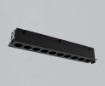 Immagine di Faretto Cestello Da Incasso Nero 10 Punti Luce Led 24w 3000k Ottica 36 Invisible ACB