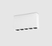 Immagine di Lampada Soffitto Bianca 5 Luci Led 12w 3000k Ottica 36 Invisible ACB