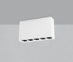 Immagine di Lampada Soffitto Bianca 5 Luci Led 12w 3000k Ottica 36 Invisible ACB