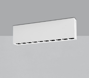 Immagine di Lampada Lineare Da Soffitto 10 Punti Luce Led 24w 3000k Invisible Bianco ACB
