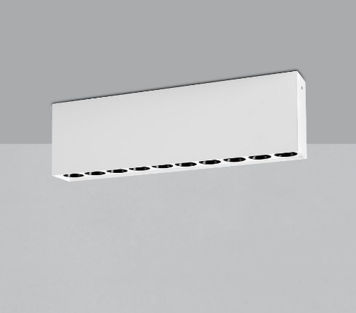 Immagine di Lampada Lineare Da Soffitto 10 Punti Luce Led 24w 3000k Invisible Bianco ACB