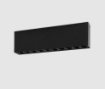 Immagine di Plafone Lineare Nero Da Soffitto 10 Punti Luce Led 24w 3000k Invisible ACB