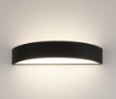 Immagine di Applique Iscia Nera Fascia Led 44w CCT 3000k 4000k Biemissione ACB