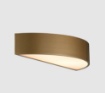Immagine di Applique Mezzaluna Oro Biemissione Led CCT 3000k 4000k Isia ACB