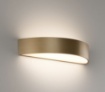Immagine di Applique Mezzaluna Oro Biemissione Led CCT 3000k 4000k Isia ACB