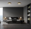 Immagine di Plafoniera Oro Rotonda Led 40w CCT Temperatura Settabile Isia Ø40 cm ACB