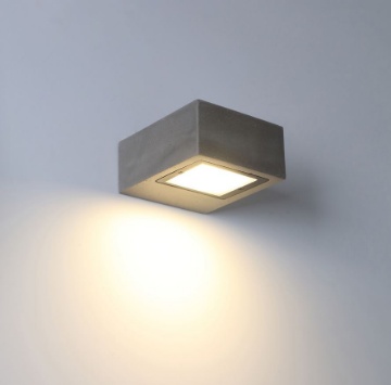 Immagine di Applique per Esterno Color Cemento Mono Emissione Led Izar IP65 ACB