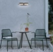 Immagine di Applique Esterna Kansas Due Luci Orientabili Led 11w 3000k Nero IP54 ACB
