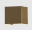 Immagine di Applique Kendo Cubotto Oro Doppio Led Sopra e Sotto IP54 ACB