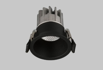 Immagine di Faretto per Incasso Led Cob 7w 3000k Kidal Nero Ø8 cm IP44 ACB 