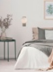 Immagine di Applique Nichel Moderna Kin Paralume Led Sfera Vetro Bianco ACB