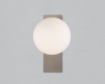 Immagine di Applique Nichel Moderna Kin Paralume Led Sfera Vetro Bianco ACB