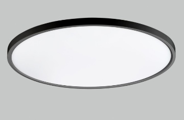 Immagine di Plafoniera Cerchio Nero  Led Dimmer CCT 2800/5000k Koe Ø60 cm IP43 ACB