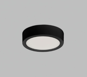 Immagine di Piccolo Plafone Nero Kore Led 6w 3000K o 4000K Ø9 cm ACB