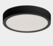 Immagine di Plafone da Soffitto Rotondo Led 12w 3000 o 4000K Kore Nero Ø14 cm ACB