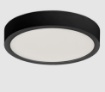 Immagine di Plafone da Soffitto Rotondo Led 12w 3000 o 4000K Kore Nero Ø14 cm ACB