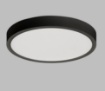 Immagine di Plafone Soffitto Led 18w 3000k o 4000k Kore Nero Ø19 cm ACB