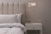 Immagine di Applique Mensola Laika Bianco Led+Spot Lato Sinistro L24 cm ACB