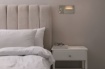 Immagine di Applique Mensola Laika Nichel Led+Spot Lato Sinistro L24 cm ACB 