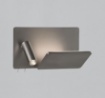 Immagine di Applique Mensola Laika Nichel Led+Spot Lato Sinistro L24 cm ACB 