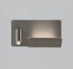 Immagine di Applique Mensola Laika Nichel Led+Spot Lato Sinistro L24 cm ACB 