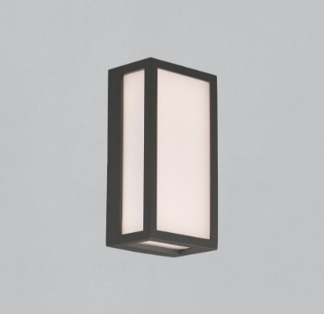 Immagine di Applique Rettangolare Antracite Esterno Liam Led 10w 3000k IP65 ACB