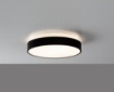 Immagine di Plafoniera Rotonda Lisboa Nero 40cm Biemissione Led CCT 3000k 4000k ACB