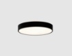 Immagine di Plafoniera Rotonda Lisboa Nero 40cm Biemissione Led CCT 3000k 4000k ACB
