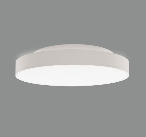 Immagine di Plafoniera Rotonda Led Biemissione CCT Lisboa Bianca 60 cm ACB