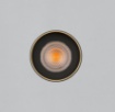 Immagine di Applique Moderna Cilindro Oro Nero Biemissione Led 3000k CRI90 Lux ACB