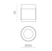 Immagine di Lampada da Soffitto Rotonda Lux Nero 10cm Led 18w 3000k ACB
