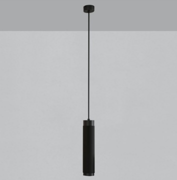 Immagine di Sospensione Singola Moderna Cilindro Nero Led 13w Lux ACB