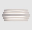 Immagine di Applique Decorativa Luxur Bianca Doppia Emissione Led CCT L30 cm ACB