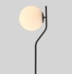 Immagine di Piantana Moderna Maui Nera 145 cm Con Sfera Vetro ACB