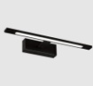 Immagine di Applique Lineare Da Specchio 45cm Menorca Nero Led CCT IP44 ACB