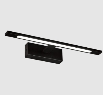 Immagine di Applique Lineare Da Specchio 45cm Menorca Nero Led CCT IP44 ACB