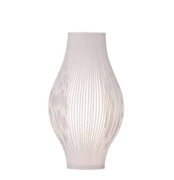 Immagine di Lume Alto Decorativo per Comò 1xE27 Mirta Bianco H51 cm ACB