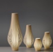 Immagine di Piantana Decorativa Bianca Bombata 135 cm Vaso Mirta 3xE27 ACB