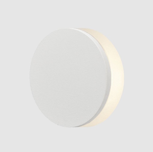Immagine di Segnapassi Rotondo Per Interni Retroilluminazione Led 3w Bianco Miura 48 mm ACB