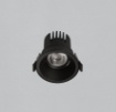 Immagine di Incasso Rotondo Nero 64mm Orientabile Led 5w CCT Move ACB