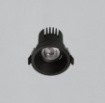 Immagine di Faretto Tondo Incasso Orientabile Nero Led 12w CCT 85mm Move ACB