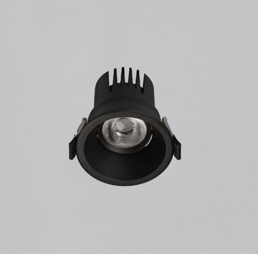 Immagine di Faretto Tondo Incasso Orientabile Nero Led 12w CCT 85mm Move ACB