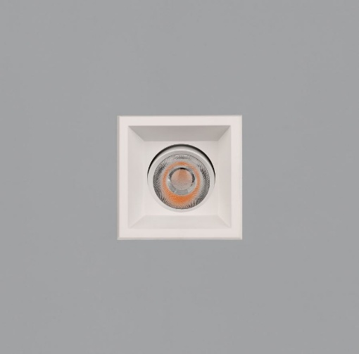 Immagine di Faretto Quadrato da Incasso Move Led 12w 2700k o 3000k Bianco L8x8 cm ACB